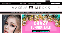 Desktop Screenshot of makeupmekka.no