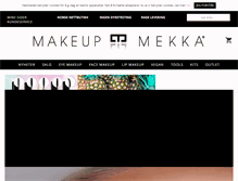 Tablet Screenshot of makeupmekka.no